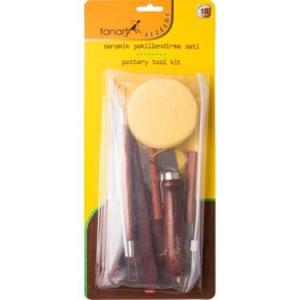 Fanart Academy Seramik Şekillendirme Seti 10'lu Fanart Academy Seramik Şekillendirme Seti 10'lu