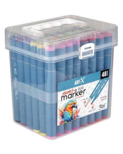 ART-X SKETCH MARKER DUO 48'Lİ SET