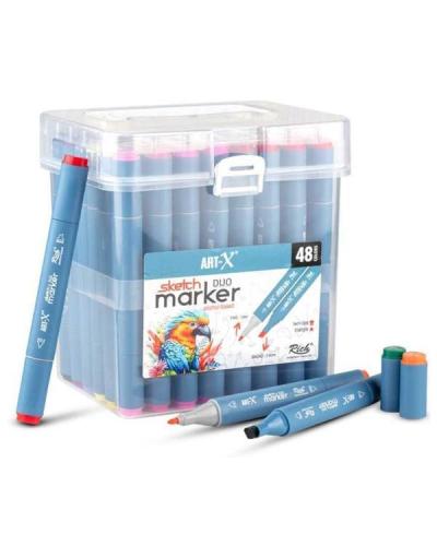 ART-X SKETCH MARKER DUO 48'Lİ SET