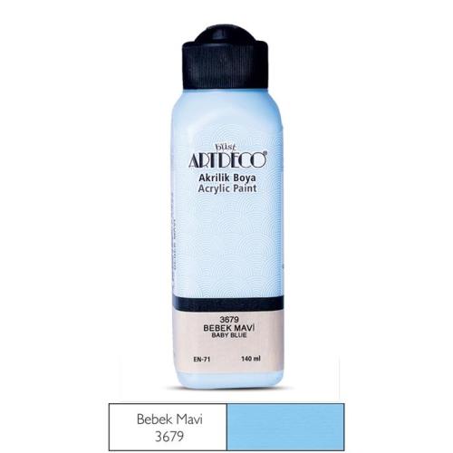 Artdeco Akrilik Boya 140ml Bebek Mavi 3679