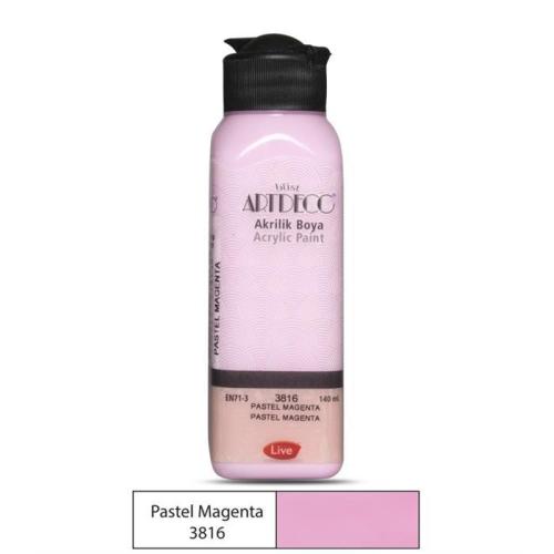 Artdeco Akrilik Boya 140ml Pastel Magenta 3816