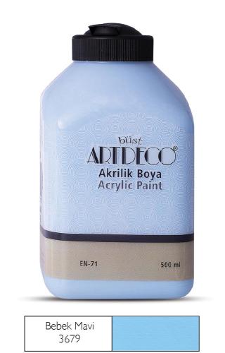 Artdeco Akrilik Boya 500ml Bebek Mavi