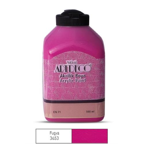 Artdeco Akrilik Boya 500ml Fuşya