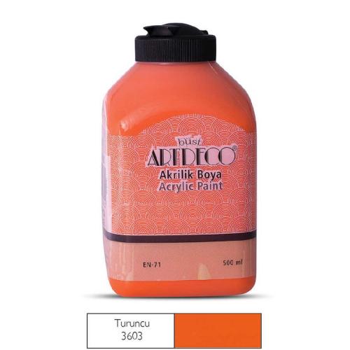 Artdeco Akrilik Boya 500ml Turuncu 3603