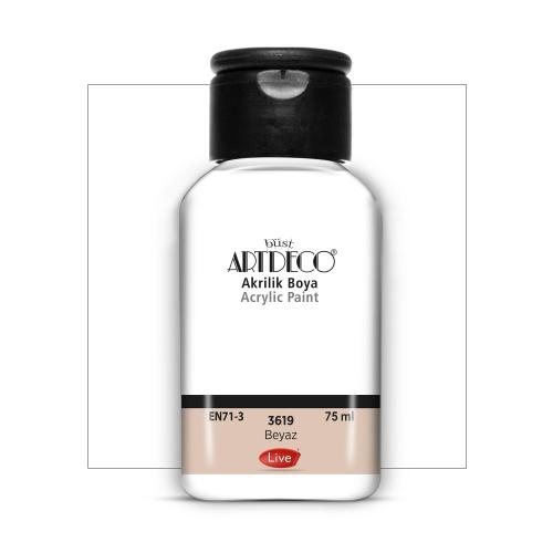 Artdeco Akrilik Boya 75ml Beyaz 3619