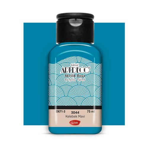 Artdeco Akrilik Boya 75ml Kelebek Mavi 3044