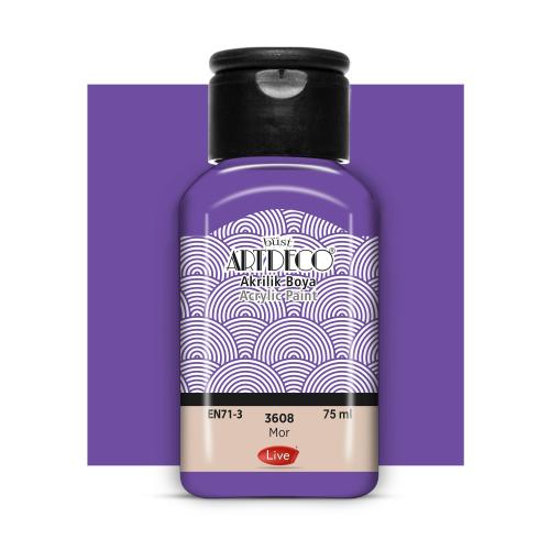 Artdeco Akrilik Boya 75ml Mor 3608