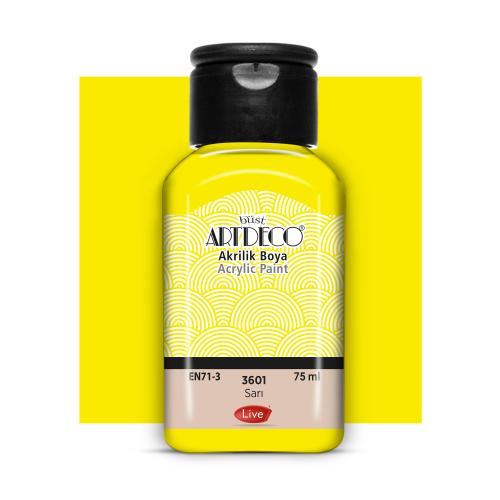 Artdeco Akrilik Boya 75ml Sarı 3601