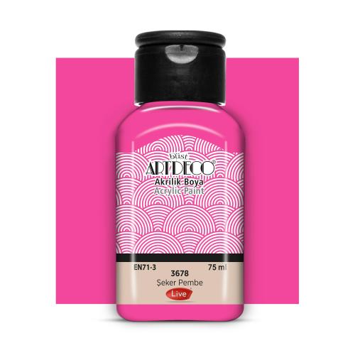 Artdeco Akrilik Boya 75ml Şeker Pembe 3678