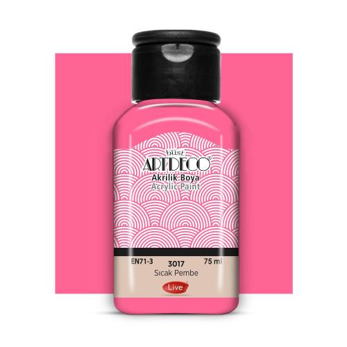 Artdeco Akrilik Boya 75ml Sıcak Pembe 3017