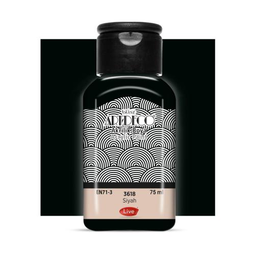 Artdeco Akrilik Boya 75ml Siyah 3618