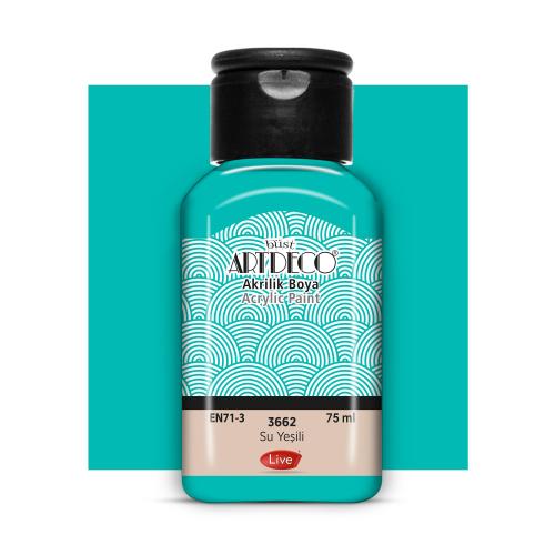 Artdeco Akrilik Boya 75ml Su Yeşili 3662