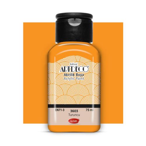 Artdeco Akrilik Boya 75ml Turuncu 3603