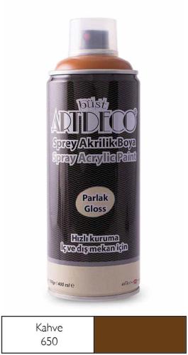 Artdeco Akrilik Sprey Boya 400ml Kahve 650