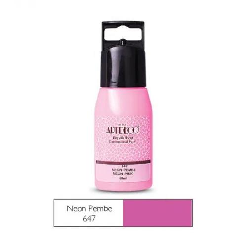 Artdeco Boyutlu Boya Neon Pembe 60ml