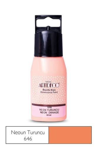 Artdeco Boyutlu Boya Neon Turuncu 60ml