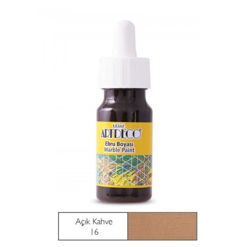 Artdeco Ebru Boyası 30ml Açık Kahve 16