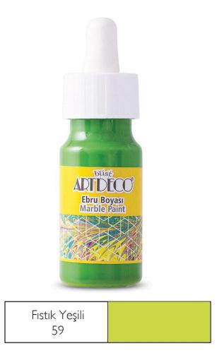 Artdeco Ebru Boyası 30ml Fıstık Yeşili 59