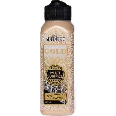 Artdeco Gold Metalik Akrilik Boya 140ml Şampanya