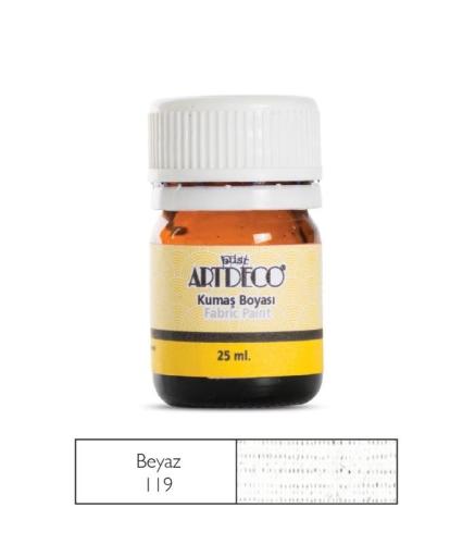 Artdeco Kumaş Boyası 25ml Beyaz 119