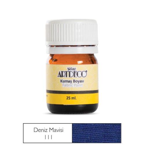 Artdeco Kumaş Boyası 25ml Deniz Mavisi 111