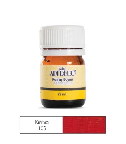 Artdeco Kumaş Boyası 25ml Kırmızı 105