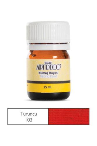 Artdeco Kumaş Boyası 25ml Turuncu 103