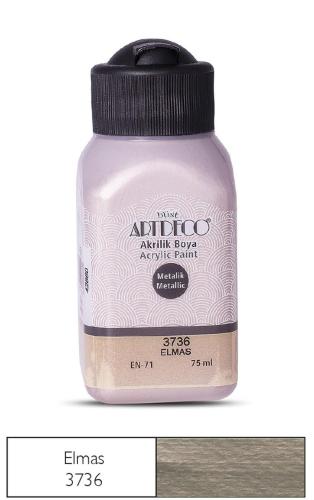 Artdeco Metalik Akrilik Boya 75ml Elmas 3736