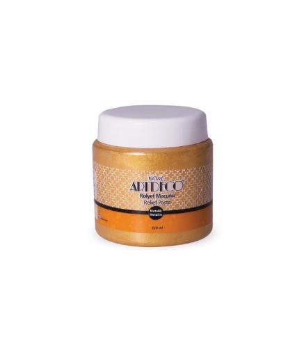 Artdeco Metalik Rölyef Macunu 220ml Altın 2221