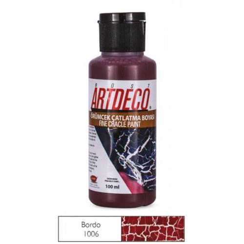 Artdeco Örümcek Çatlatma Boyası 100ml Bordo 1006