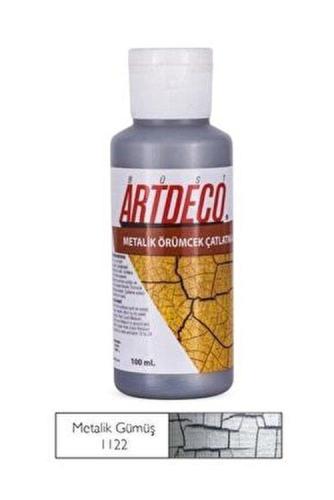 Artdeco Örümcek Çatlatma Boyası 100ml M.Gümüş 1122