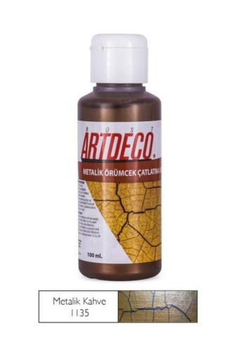 Artdeco Örümcek Çatlatma Boyası 100ml M.Kahve 1135