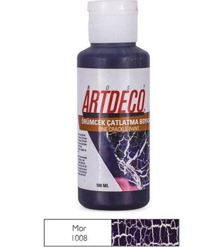 Artdeco Örümcek Çatlatma Boyası 100ml Mor 1008