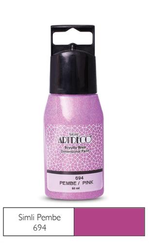 Artdeco Simli Boyutlu Boya 30ml Pembe 694