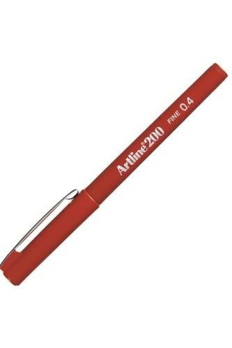 Artline 200 Fine Writing Pen Dark Red