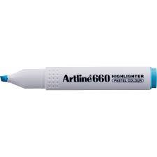 Artline 660 Fosforlu Kalem Pastel Blue