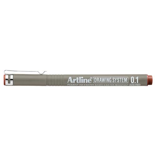 Artline Drawing System 0.1 Çizim Kalemi Uç:0,1mm Sepia