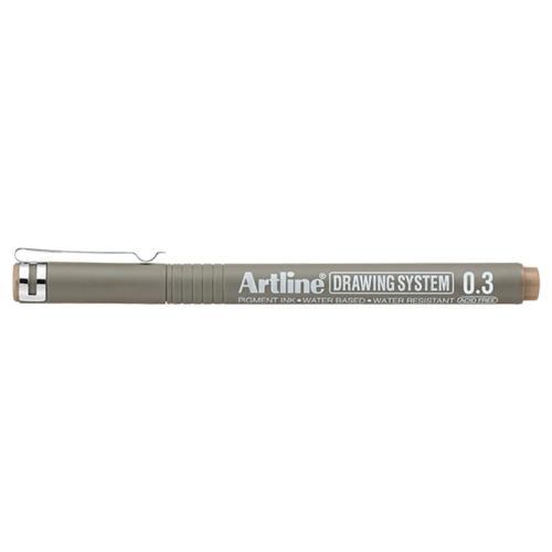 Artline Drawing System 0.3 Çizim Kalemi Uç:0,3mm Pale Brown