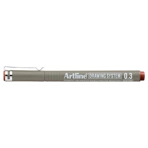 Artline Drawing System 0.3 Çizim Kalemi Uç:0,3mm Sepia