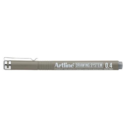 Artline Drawing System 0.4 Çizim Kalemi Uç:0,4mm Grey