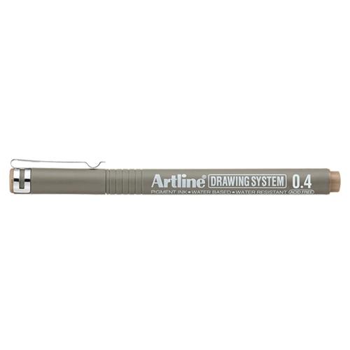 Artline Drawing System 0.4 Çizim Kalemi Uç:0,4mm Pale Brown