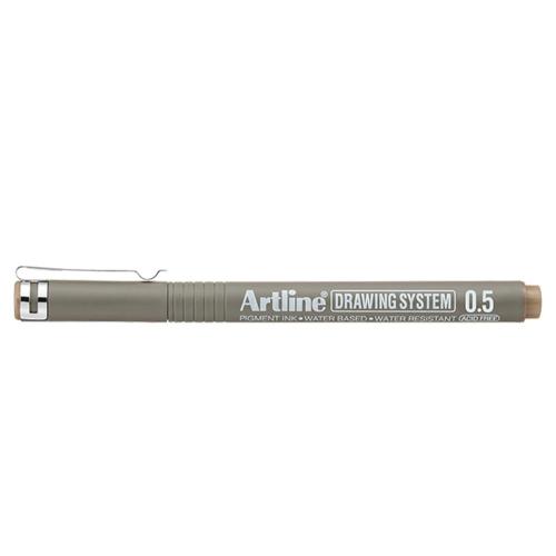 Artline Drawing System 0.5 Çizim Kalemi Uç:0,5mm Pale Brown