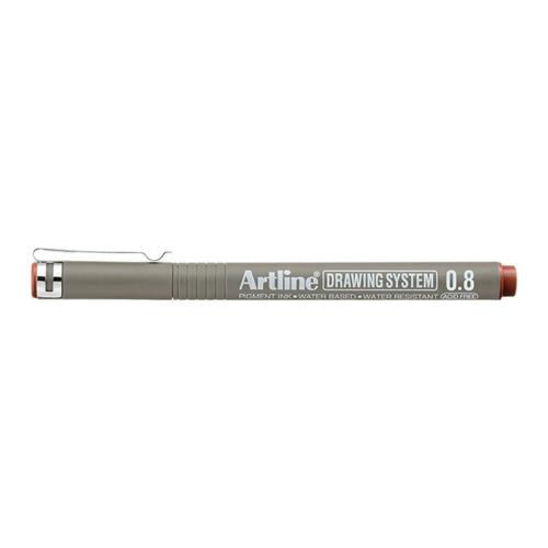 Artline Drawing System 0.8 Çizim Kalemi Uç:0,8mm Sepia