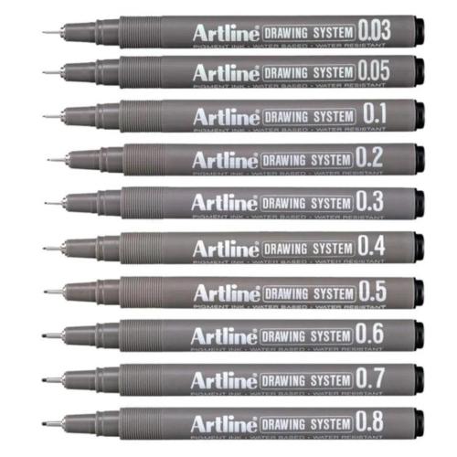 Artline Drawing System Kalem Seti 10 lu