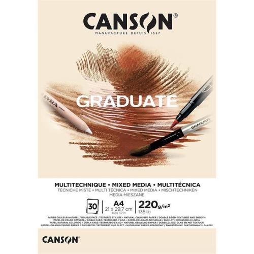 CANSON GRADUATE 30S A4 220G DEFTER