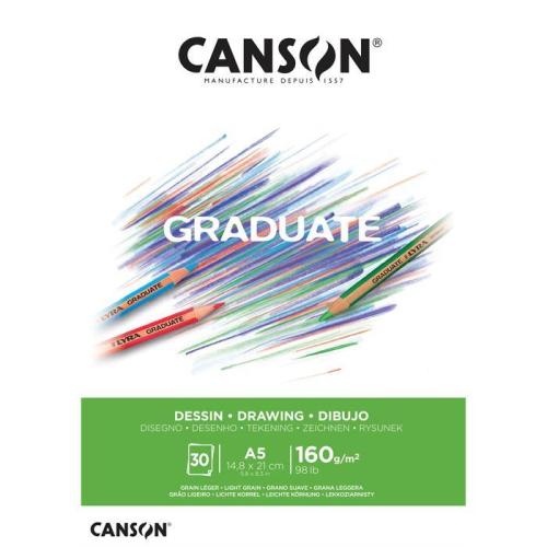 CANSON GRADUATE 30S A5 160G DEFTER