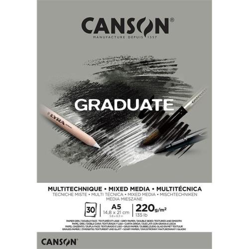 CANSON GRADUATE 30S A5 220G DEFTER