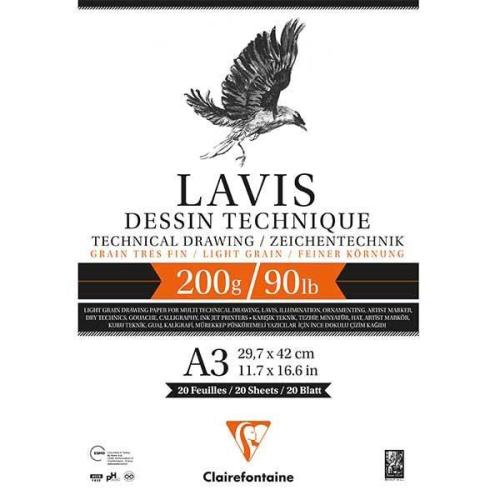 Clarifontaine Lavis A3 Defter 20yp