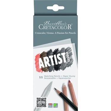 Cretacolor Artist Studio Drawing 101 Sketching Pencils,11 Pcs (Çizim K