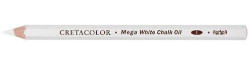 Cretacolor Mega White Pastel Oil Pencil Soft Beyaz Yağlı Tebeşir Kalem